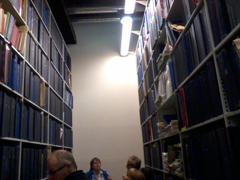 Mountaineering, anyone? Scarily high closed stacks at the new Birmingham Library